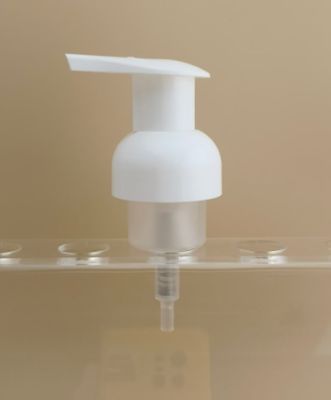 শ্যাম্পু বোতল জন্য সূক্ষ্ম নকশা সাদা প্লাস্টিক ফোম পাম্প