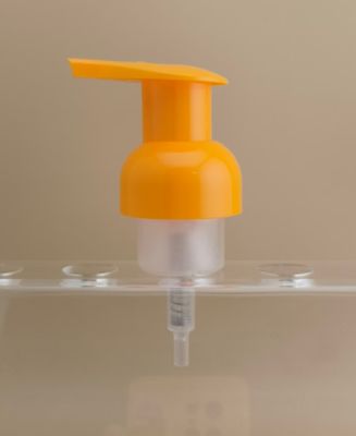 শ্যাম্পু বোতল জন্য সূক্ষ্ম নকশা কমলা প্লাস্টিক ফোম পাম্প