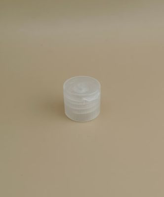ছোট পরিষ্কার গোলাকার খাঁজকাটা প্লাস্টিকের ক্যাপ, প্রসাধনী বোতলগুলির জন্য