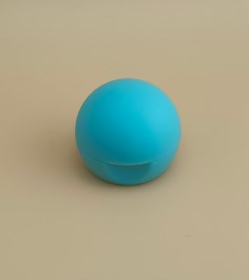 সিলিন্ডার আকৃতির প্রসাধনী বোতলগুলির জন্য সায়ান প্লাস্টিকের মসৃণ ম্যাট গোলাকার ঢাকনা