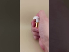 ত্বকের যত্নের বোতলগুলির জন্য গোল্ডেন লোশন পাম্প বাম-ডান লক কে 204-2 কাস্টমাইজড