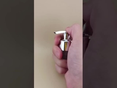 K204-1 কালো এবং সিলভার লোশন পাম্প স্কিনকেয়ারের জন্য বাম-ডান লক ISO9001/ISO14001 সার্টিফাইড