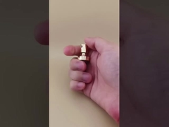 গোল্ডেন অ্যালুমিন বোতাম ফাইন ক্রাম্প স্প্রেয়ার বড় হাউজিং K402-1 পারফিউম জন্য