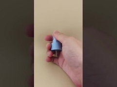 কসমেটিক বোতল নীল রিবড ফাইন মিস্ট স্প্রেয়ার ট্রিগার K302