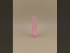 লিপস্টিকের জন্য ছোট মসৃণ স্বচ্ছ গোলাপী লিপবাম প্যাকেজিং