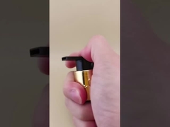 কসমেটিক বোতল জন্য প্রিন্ট K702-1 সঙ্গে কালো এবং গোল্ডেন ক্রিম পাম্প