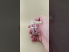 নতুন ডিজাইন ধীরে ধীরে পরিবর্তন হওয়া স্বচ্ছ মসৃণ কাঁচের এসেন্স বোতল