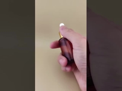 নতুন ডিজাইনের পরিষ্কার হালকা বাদামী রিবেড ড্রপপার বোতল কে-জিবিএল 30