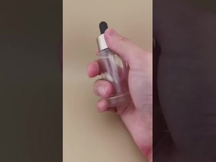 নতুন ডিজাইন পরিষ্কার মসৃণ তির্যক পিরামিড ড্রপপার বোতল Essence জন্য