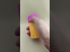 কমলা বড় মসৃণ লিপ বাম প্যাকেজিং গোলাপী ঢাকনা সহ 0802 লিপস্টিক এর জন্য