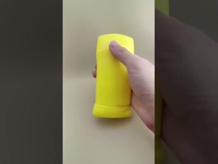 হলুদ বড় মসৃণ ঠোঁট ব্যালাম প্যাকেজিং 2309 লিপস্টিকের জন্য