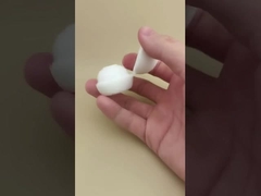 কসমেটিক বোতলের জন্য সাদা প্লাস্টিকের ছোট গোলাকার ঢাকনা