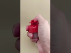 শ্যাম্পু বোতল জন্য সূক্ষ্ম নকশা লাল প্লাস্টিক ফোম পাম্প