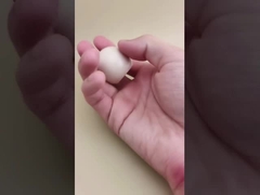 কসমেটিক বোতলগুলির জন্য রাইসহোয়াইট প্লাস্টিকের মসৃণ গোলাকার ঢাকনা