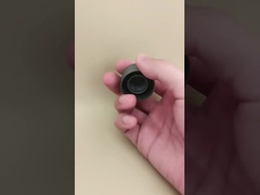 প্রসাধনী বোতলগুলির জন্য ধূসর প্লাস্টিকের মসৃণ ম্যাট ক্যাপ