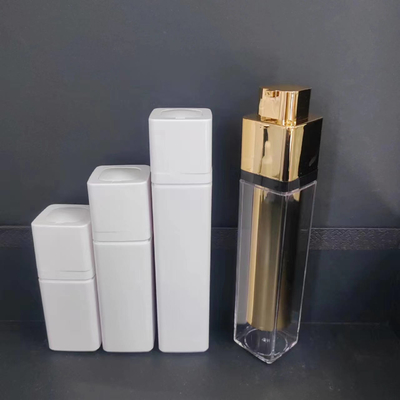 ক্রিম 15ML / 30ML / 50ML এর জন্য বায়ুবিহীন ডিসপেনসার বোতল হিসাবে স্ক্রু ক্যাপ টাইপ