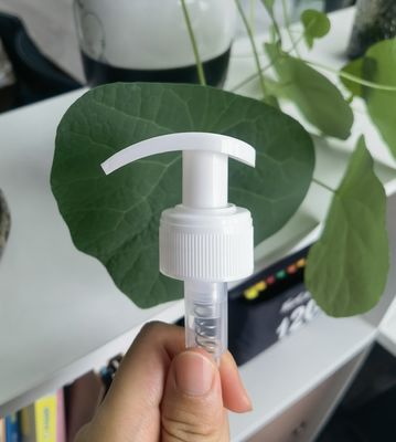 লোশন পাম্প 316SS স্প্রিং হোয়াইট বডি লোশন ডিসপেনসর পাম্প নেক 24 / 28 ডিসচার্জ রেট K202-5