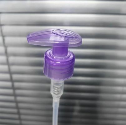 স্বচ্ছ বেগুনী বডি লোশন ডিসপেন্সার পাম্প নন স্পিল ১.২০ - ১.৫০ মিলি/টি