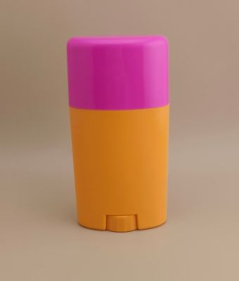 কমলা বড় মসৃণ লিপ বাম প্যাকেজিং গোলাপী ঢাকনা সহ 0802 লিপস্টিক এর জন্য