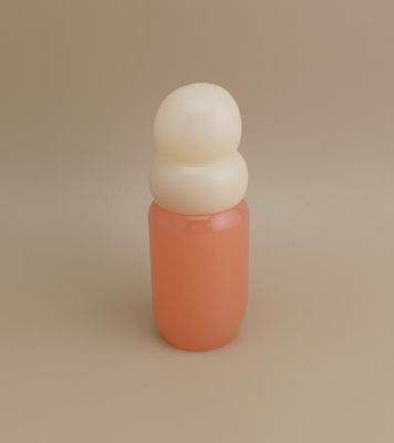 মেয়েদের সুগন্ধির জন্য রোজ গ্লাস বোতল রাইস হোয়াইট ক্যাপ সহ