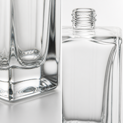 গরম বিক্রয় কাস্টমাইজড কসমেটিক প্যাকেজিং 100ml টেকসই গ্লাস বোতল সুগন্ধি বোতল